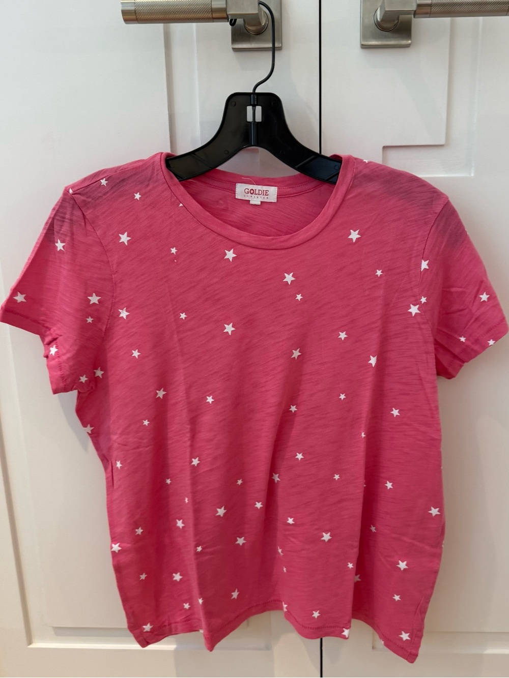 Goldie- Pink and White Star Tee Shirt